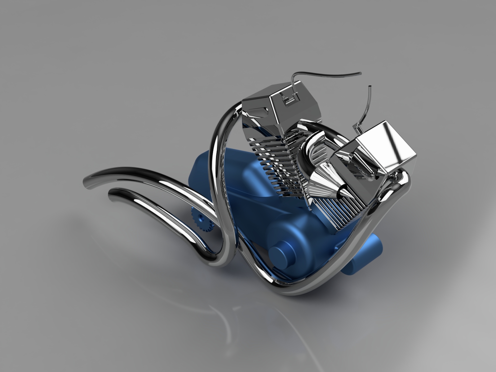 Chopper Engine – Free STL for 3D Printing