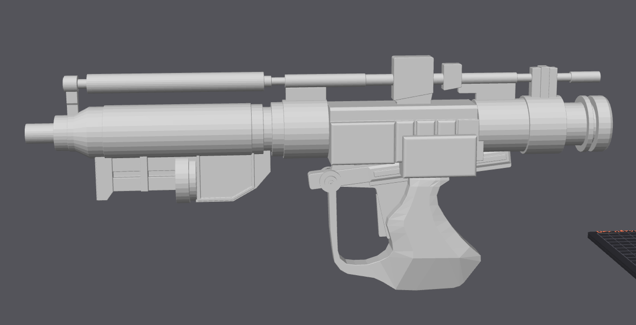 E5 blaster for B1 droid
