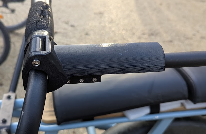 Handrail mechanism for ELOPS e-bike