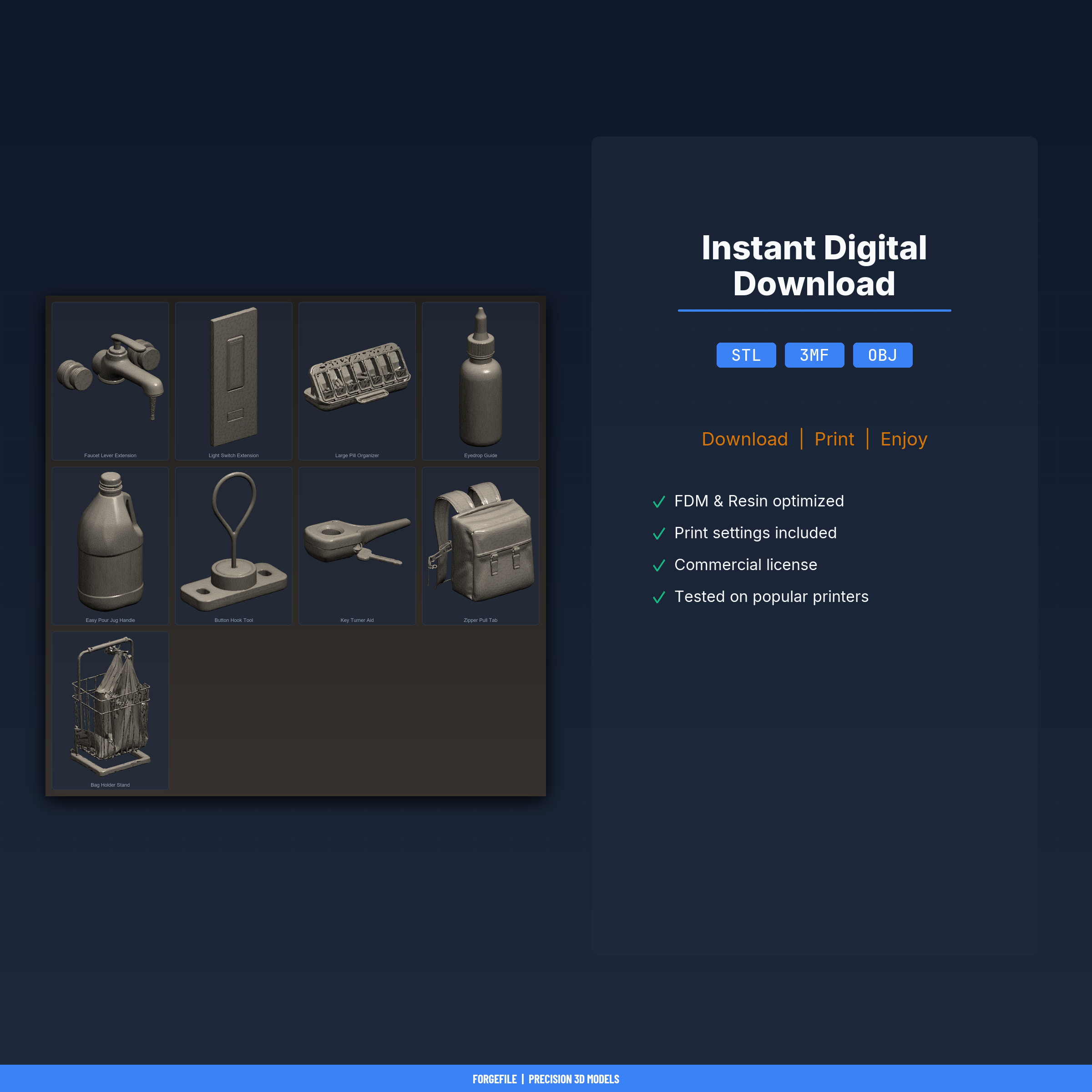 Complete Accessibility Aids - 9-Model STL Bundle — thumbnail 2