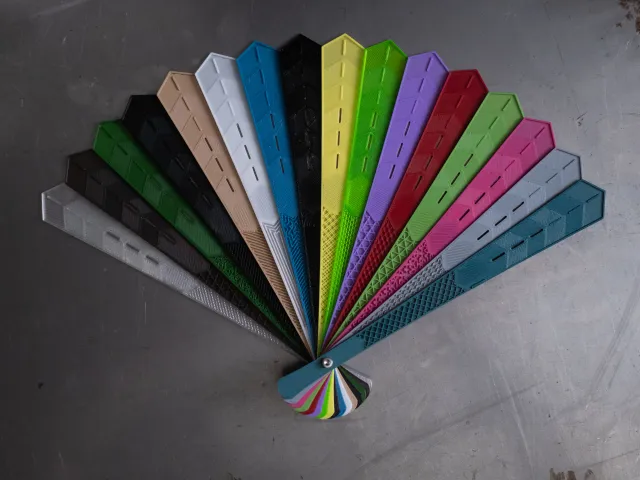 Folding Swatch Fan