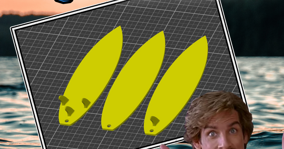 🌊 Finger Surfboard 🏄‍♀️ Single Fin, Thruster and No Fin by