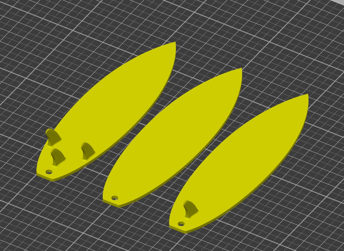 🌊 Finger Surfboard 🏄‍♀️ Single Fin, Thruster and No Fin by