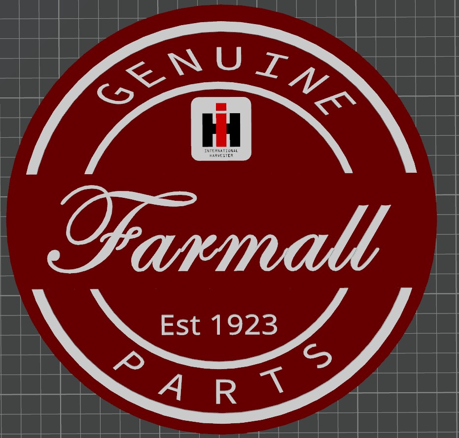 Farmall Genuine Parts Sign