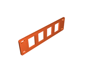 1U rack 4x Power Switch by Matej2005 | Download free STL model ...