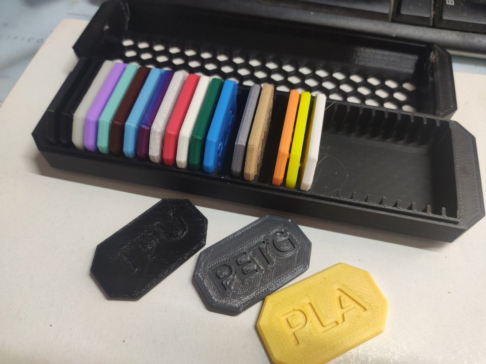 Filament Sample Box with Magnetic Latch