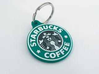 Starbucks Styled Coffee Tumbler Keychain by NavierIsStoked