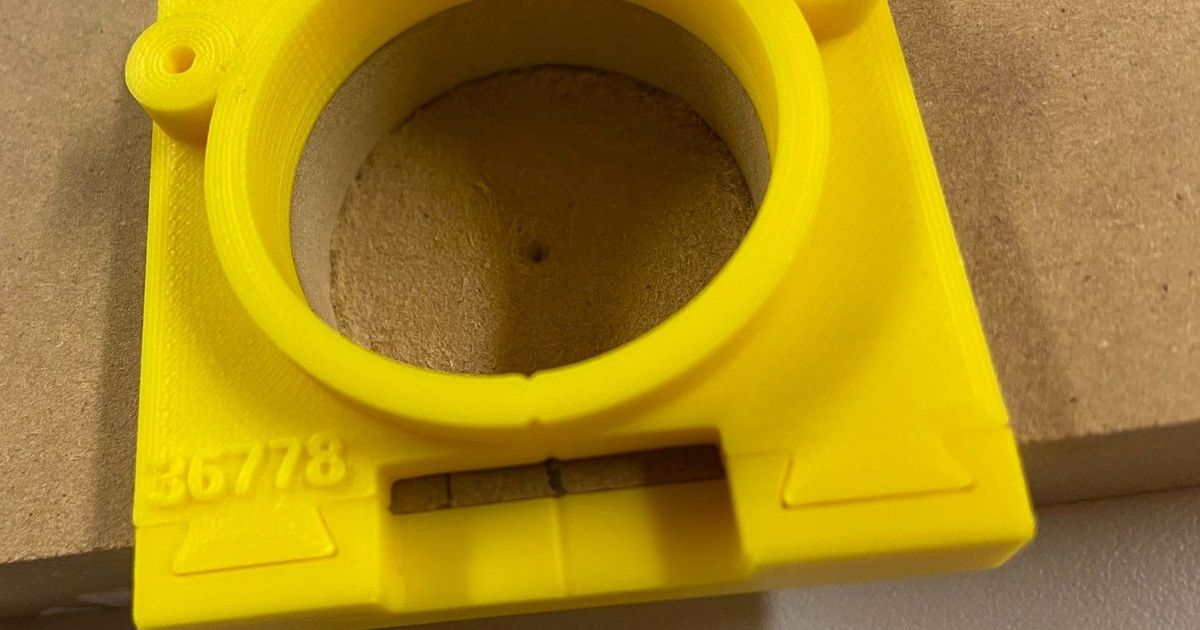 Universal Customizable Euro Hinge Drill Guide by Uenbzsto