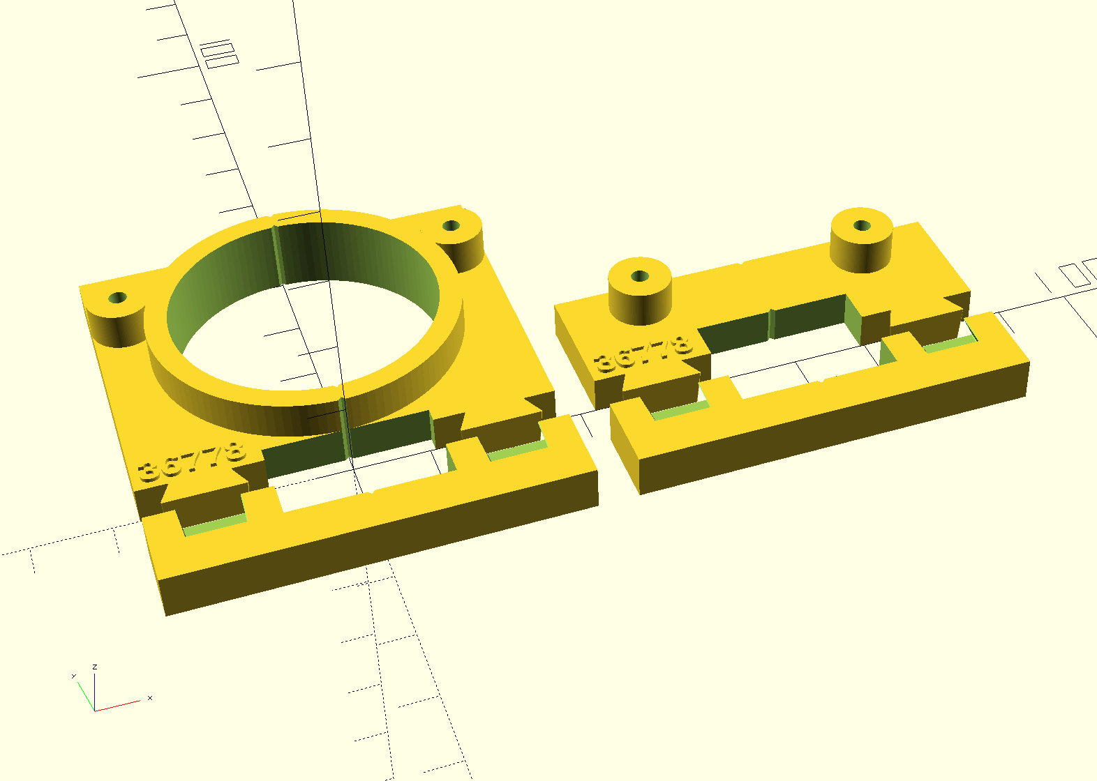 Universal Customizable Euro Cabinet Hinge Drill Guide by Uenbzsto ...