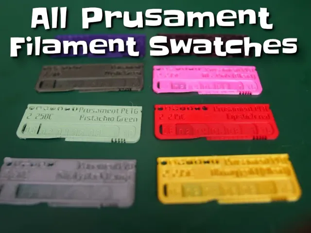Prusament filament swatches / samples
