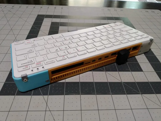 Update for my Pi 400 Case for use with a 180 Degree USB Adapter from Amazon