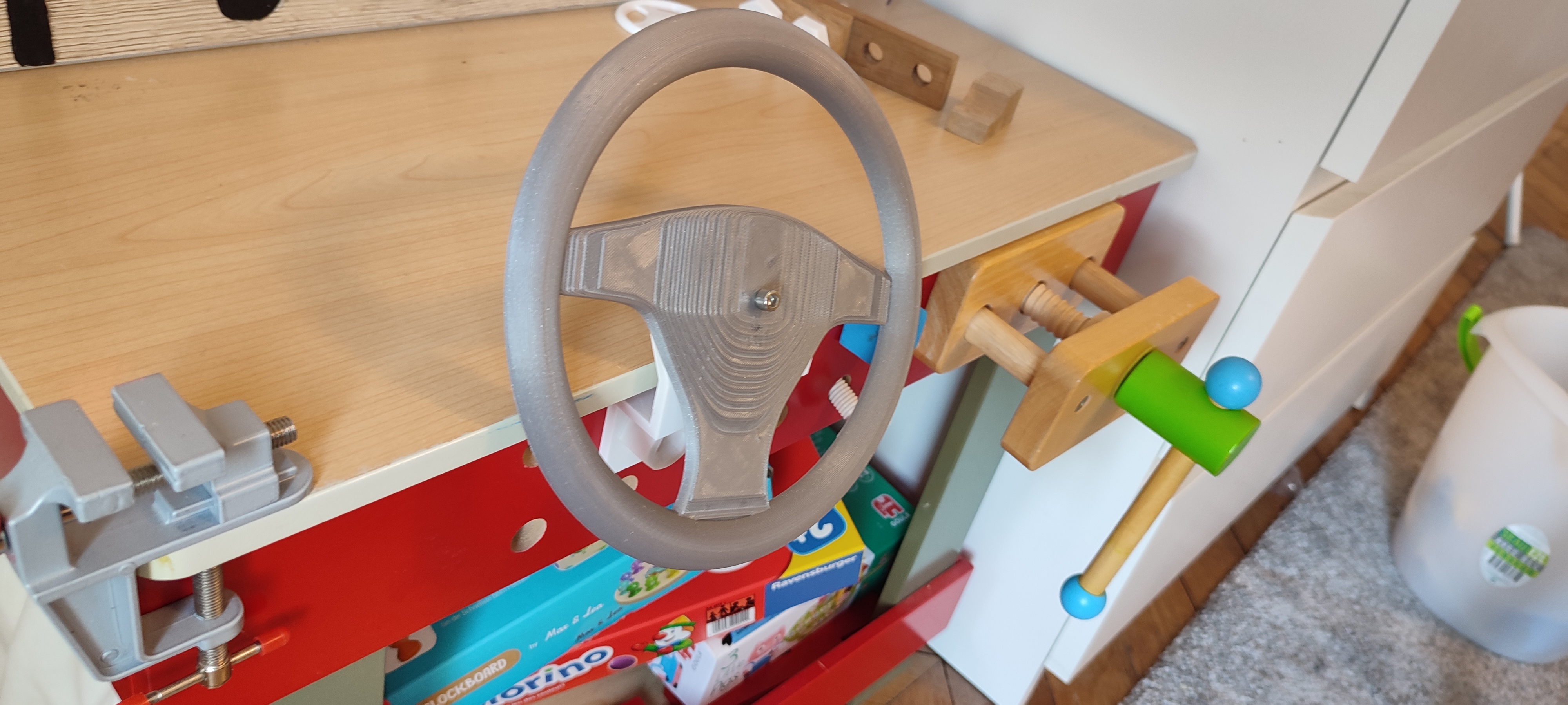 Steering wheel toy