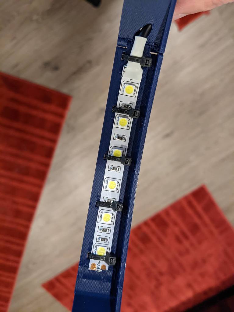 LED Strip Mount for SuperRacer by TownDrunk | Download free STL model ...