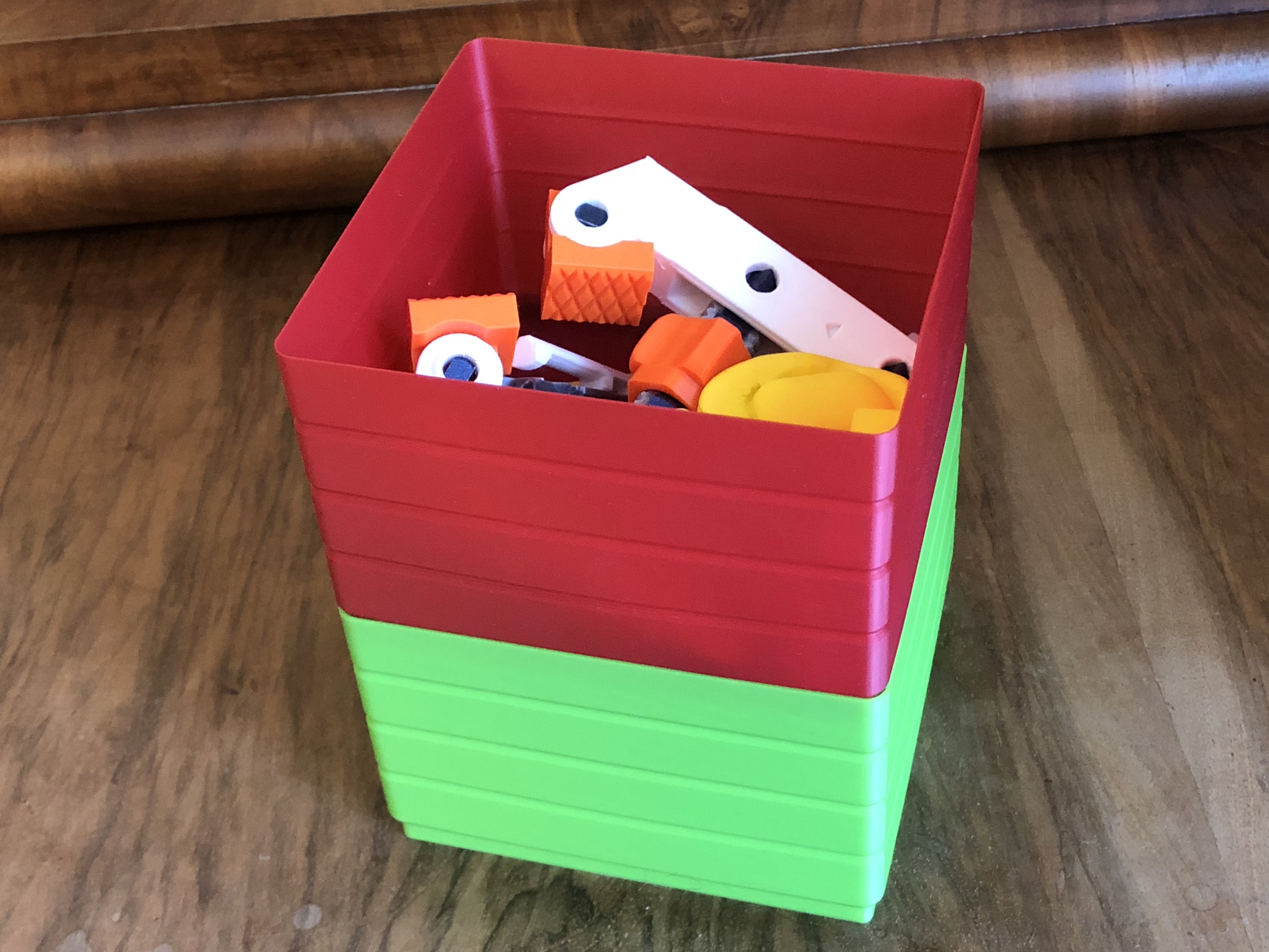 Miniatura 3 do modelo 3D Stackable boxes