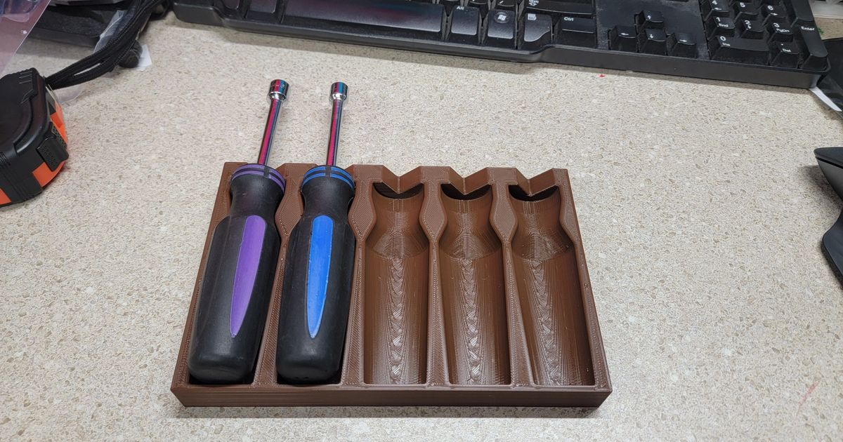 Harbor Freight Nut Driver Storage by CharlesM479 Download free STL