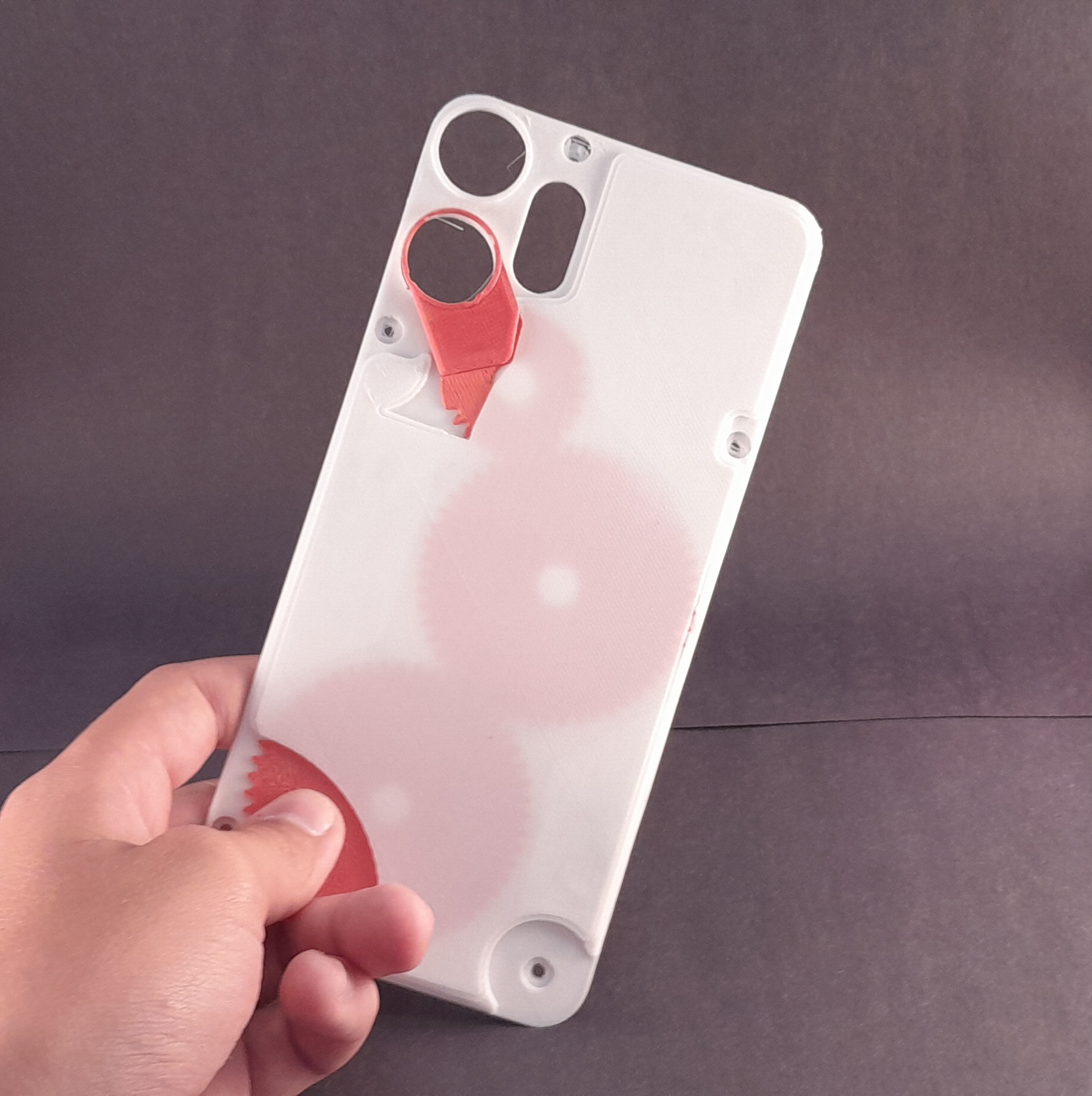 Insta-Swap Mechanical Lens Swapper Backplate for CMF Phone 2 Pro by Nothing 3D model thumbnail