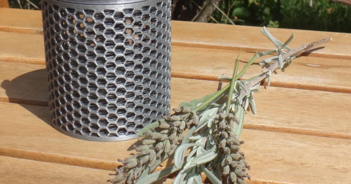 Moth repellent lavender box by Crouxman Download free STL model