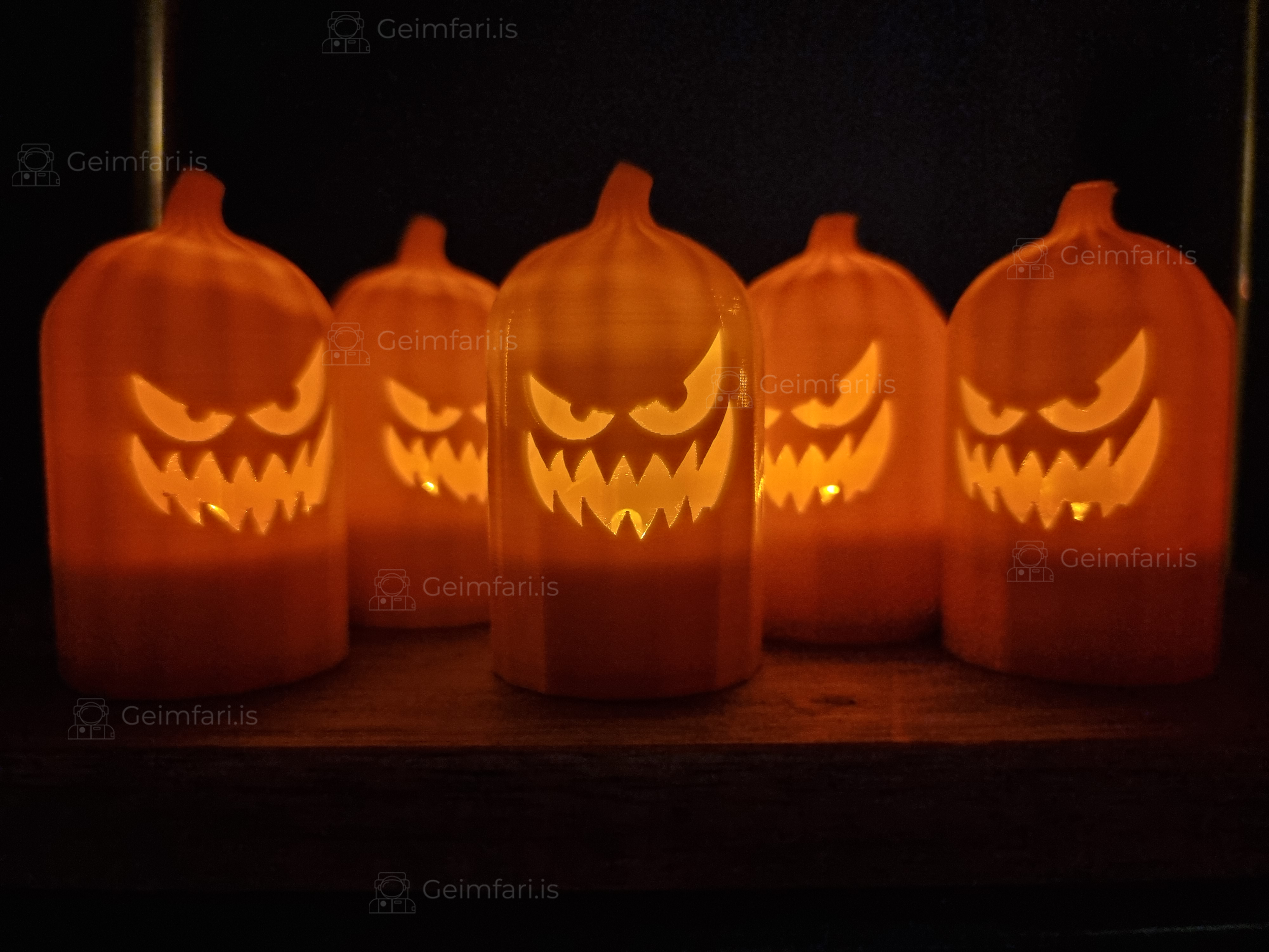 Pumpkin Halloween Tealight