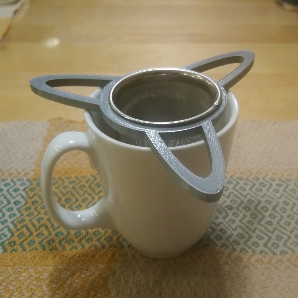 Tea Infuser Holder by ChuckMcM Download free STL model