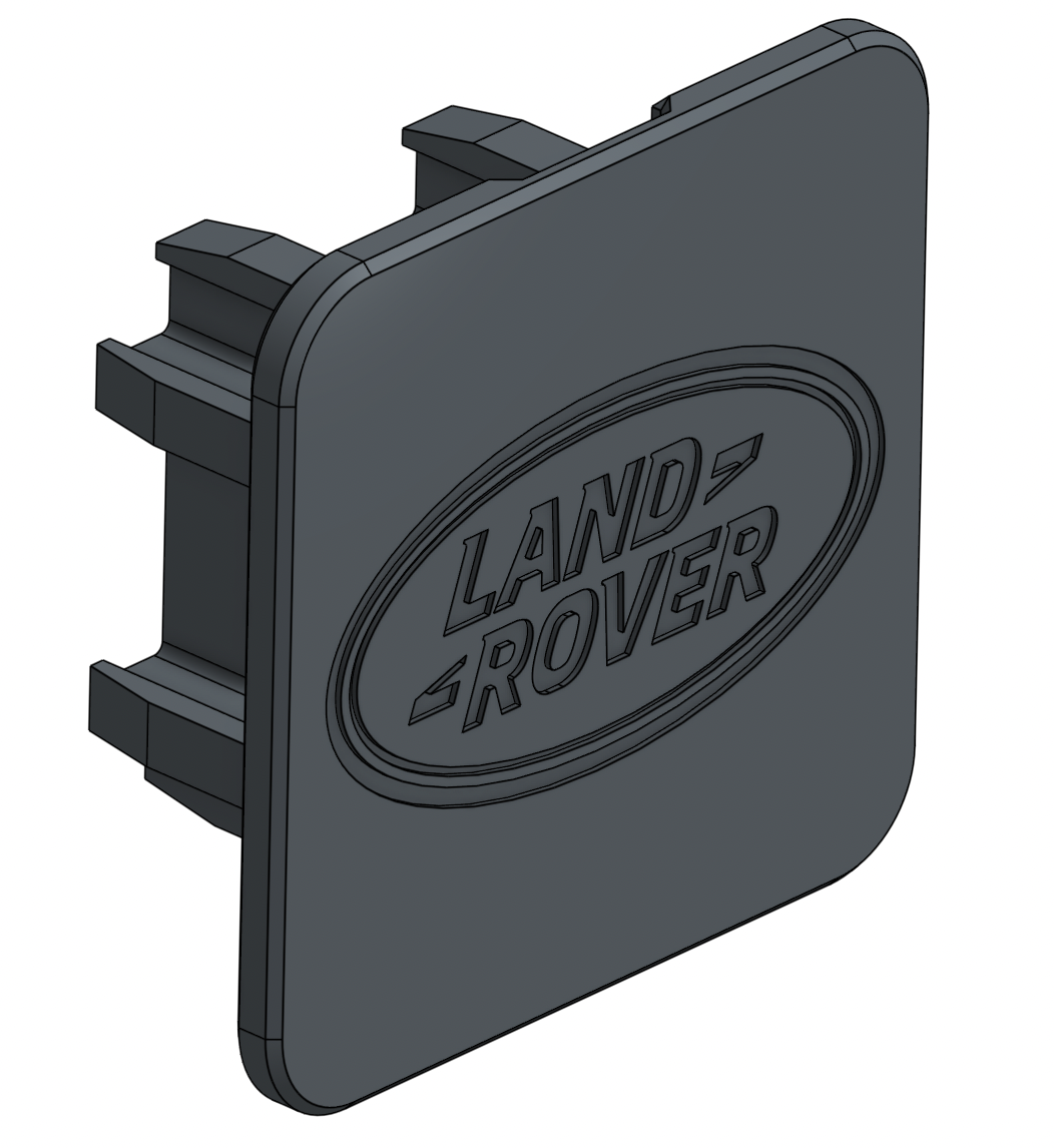 2" Hitch cover - Land Rover & Blank (No-Logo)