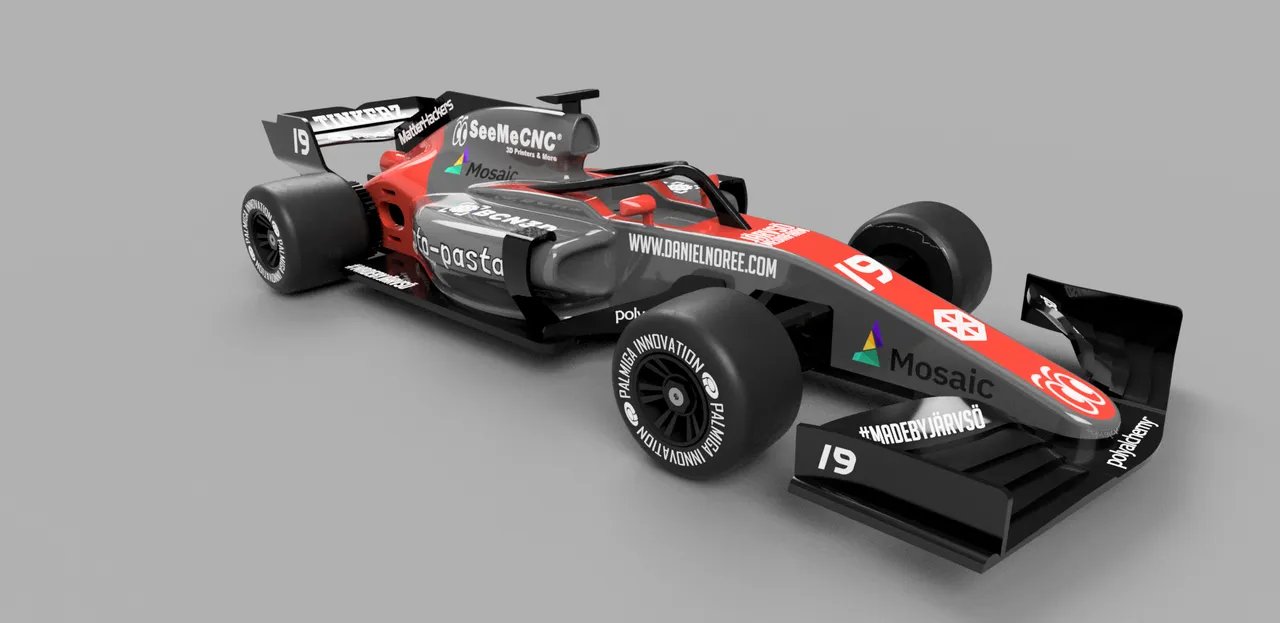 OpenRC F1 car - 1:10 RC Car by DanielNoree