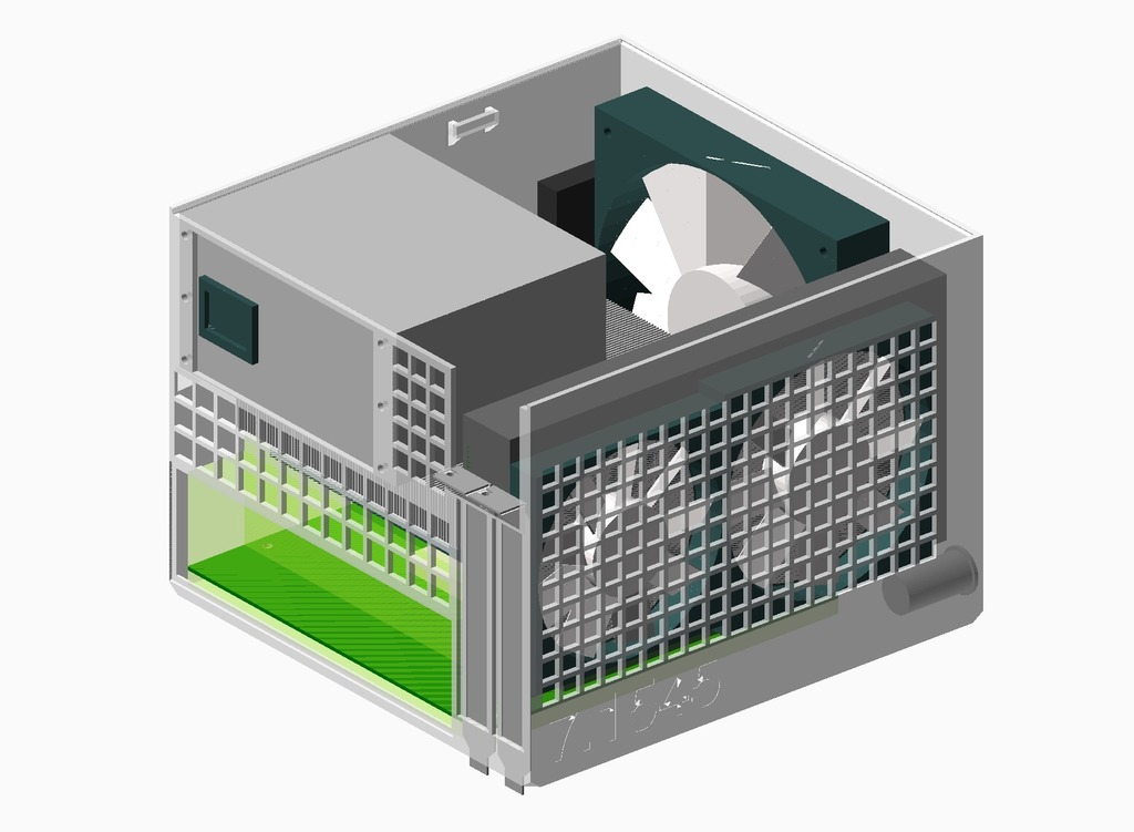 Fully Parametric Computer Case