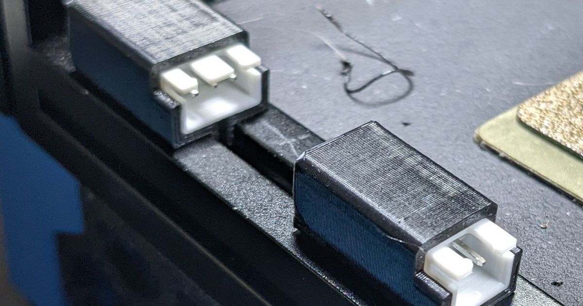 2/3-Pin JST-HX 1515 Snap-in Mount by skore87 | Download free STL model ...
