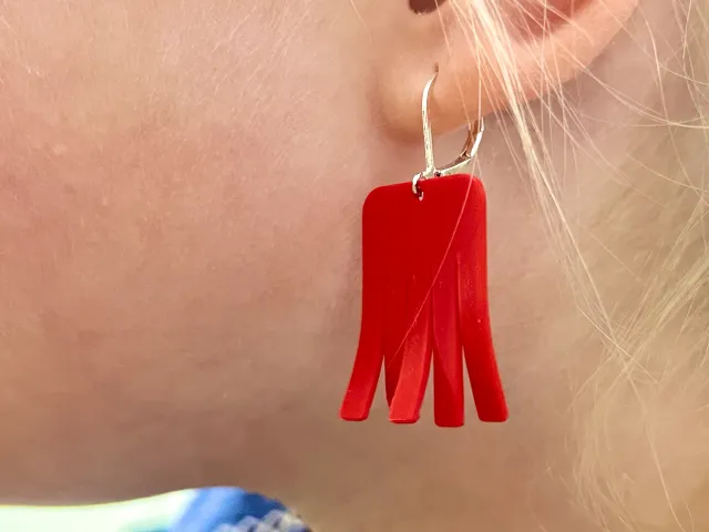 Cut Paper Earrings