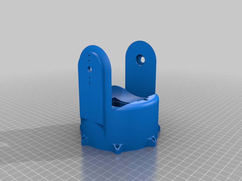 Miniatura 25 do modelo 3D 2 Axis RaspberryPi Remote IR Camera Robot