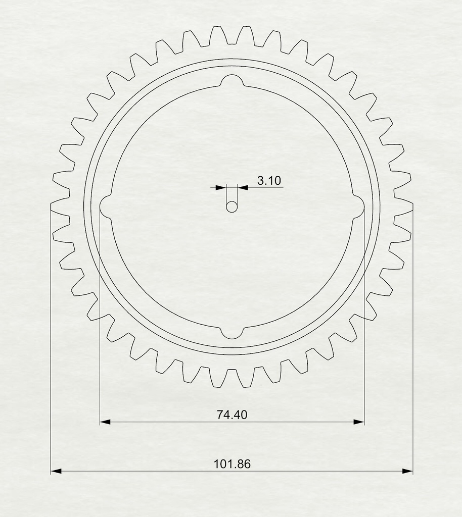 Decorative Cog Shaped Herb Grinder by PiotrC Download free STL model
