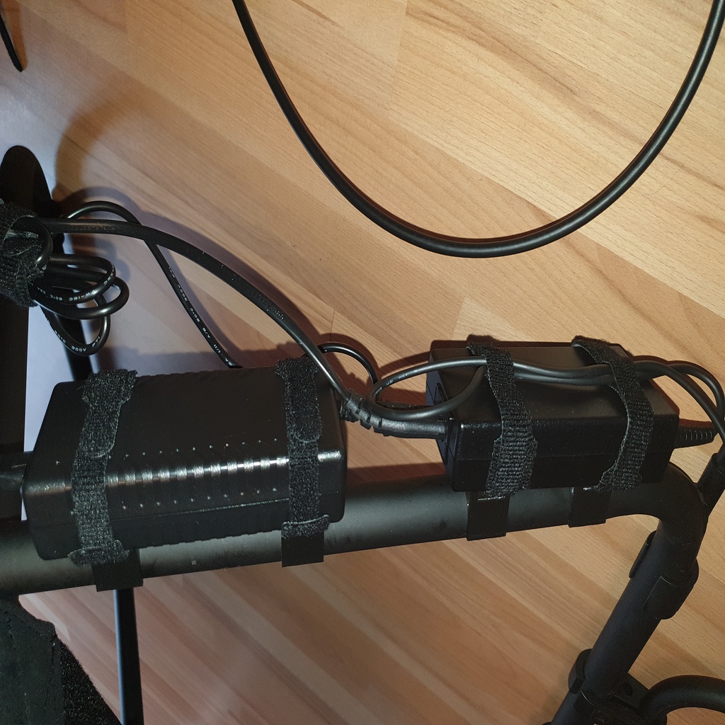 Pipe Clamp with Velcro Slots 25 mm Diameter by SmashD Download free