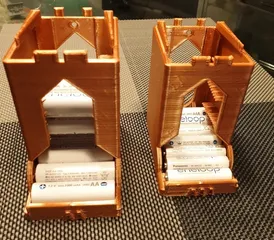 Battery Dispenser AAA V3 STACK-ABLE + LID (remix) 