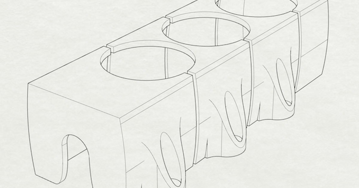 OBI Extension cord mount/holder by PiotrC Download free STL model