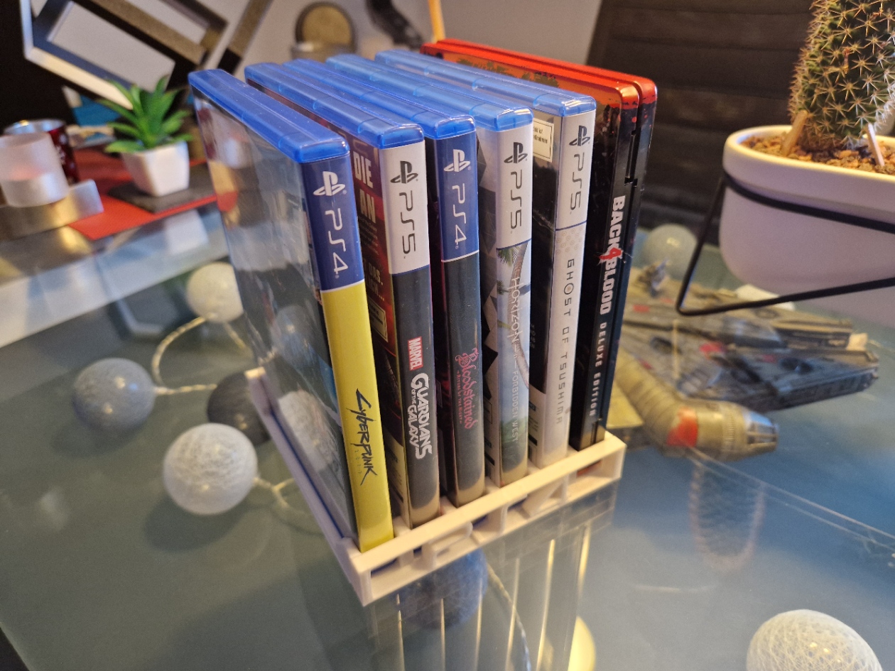 PS4 Game Holder (less material and time)