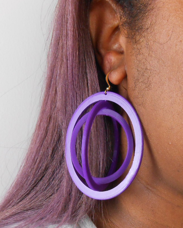 Three Ring Earrings