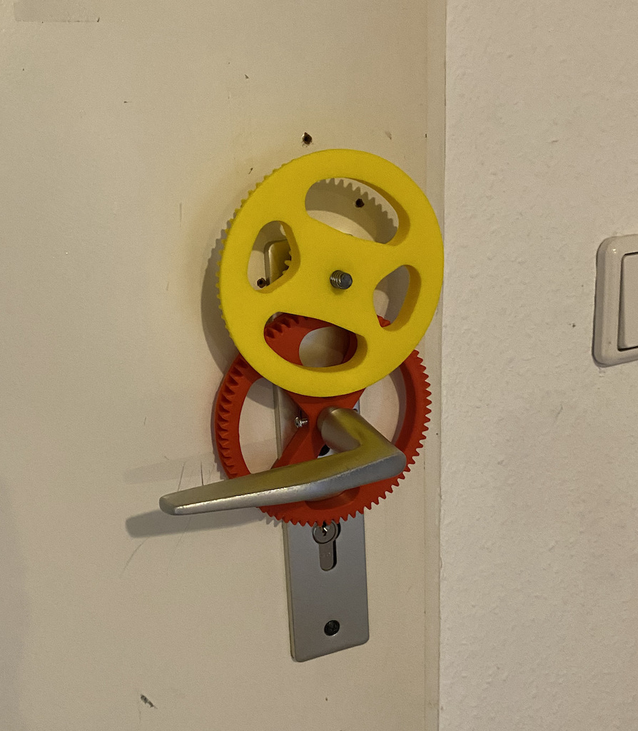 Door knob opener v.2 by PiotrC Download free STL model