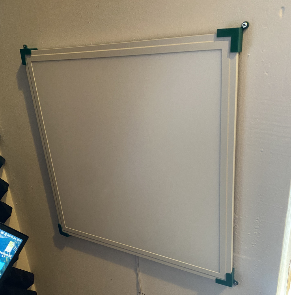 Miniatura 4 do modelo 3D LED panel wall holder