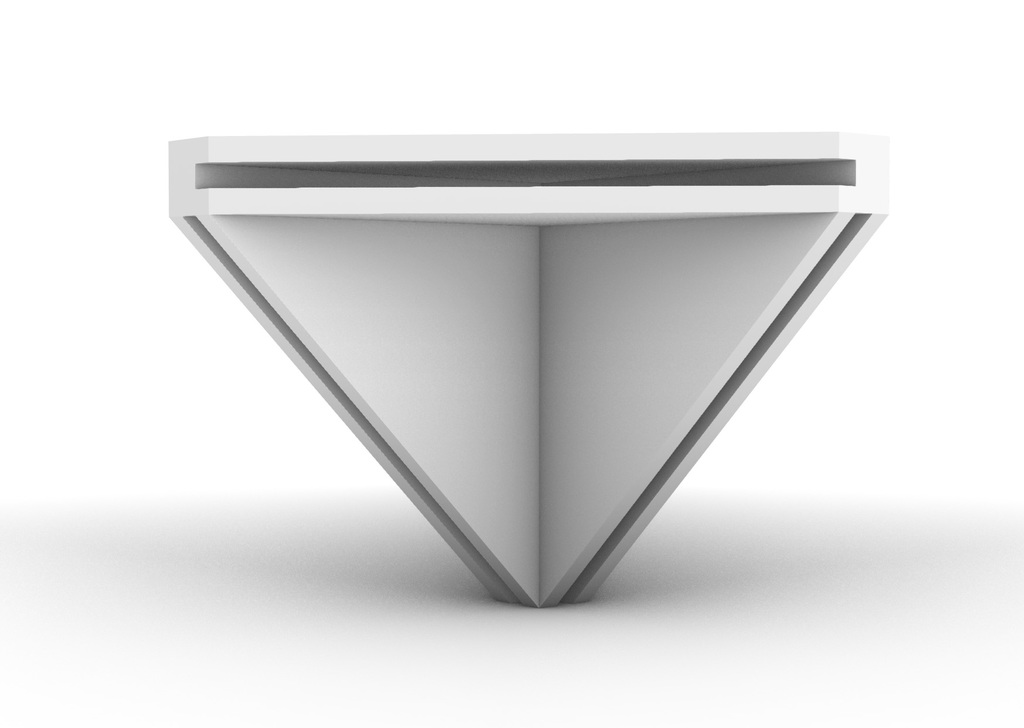 4mm acryl/wood corner bracket