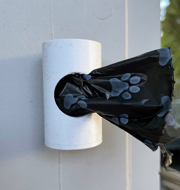Improved Wall Mounted Dog Poop Bag Dispenser