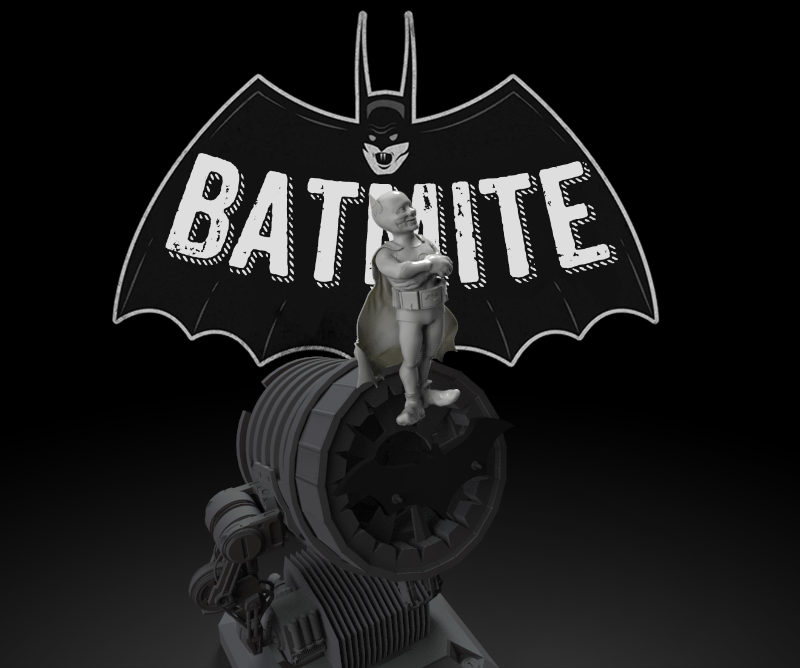 Miniatura 10 do modelo 3D Batmite