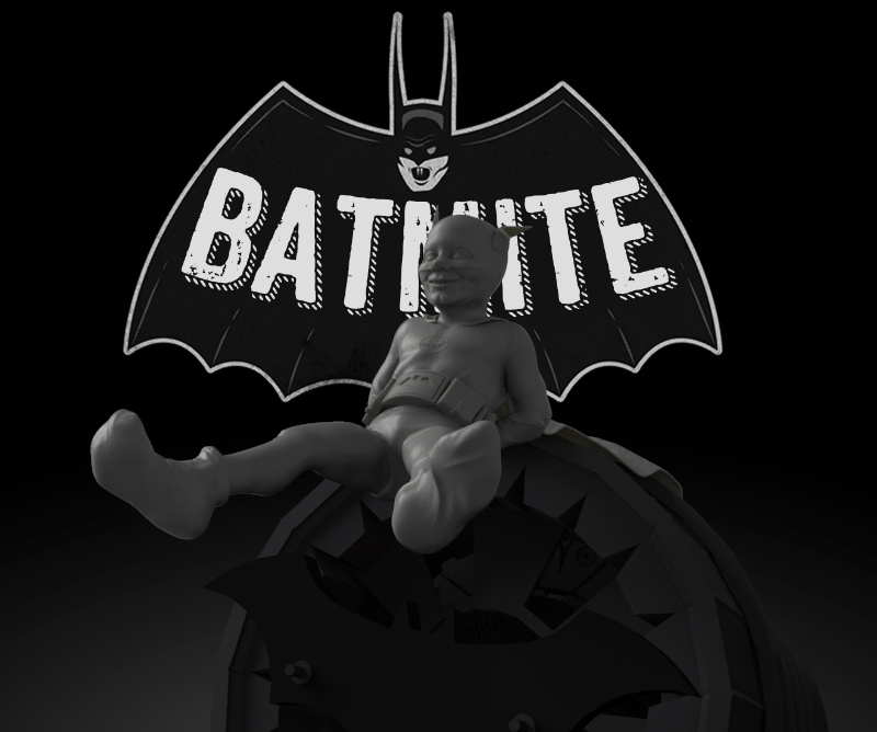 Miniatura 2 do modelo 3D Batmite