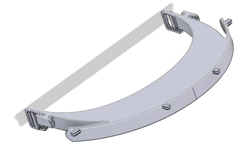 Headband with Tourniquet support and Brow Protector