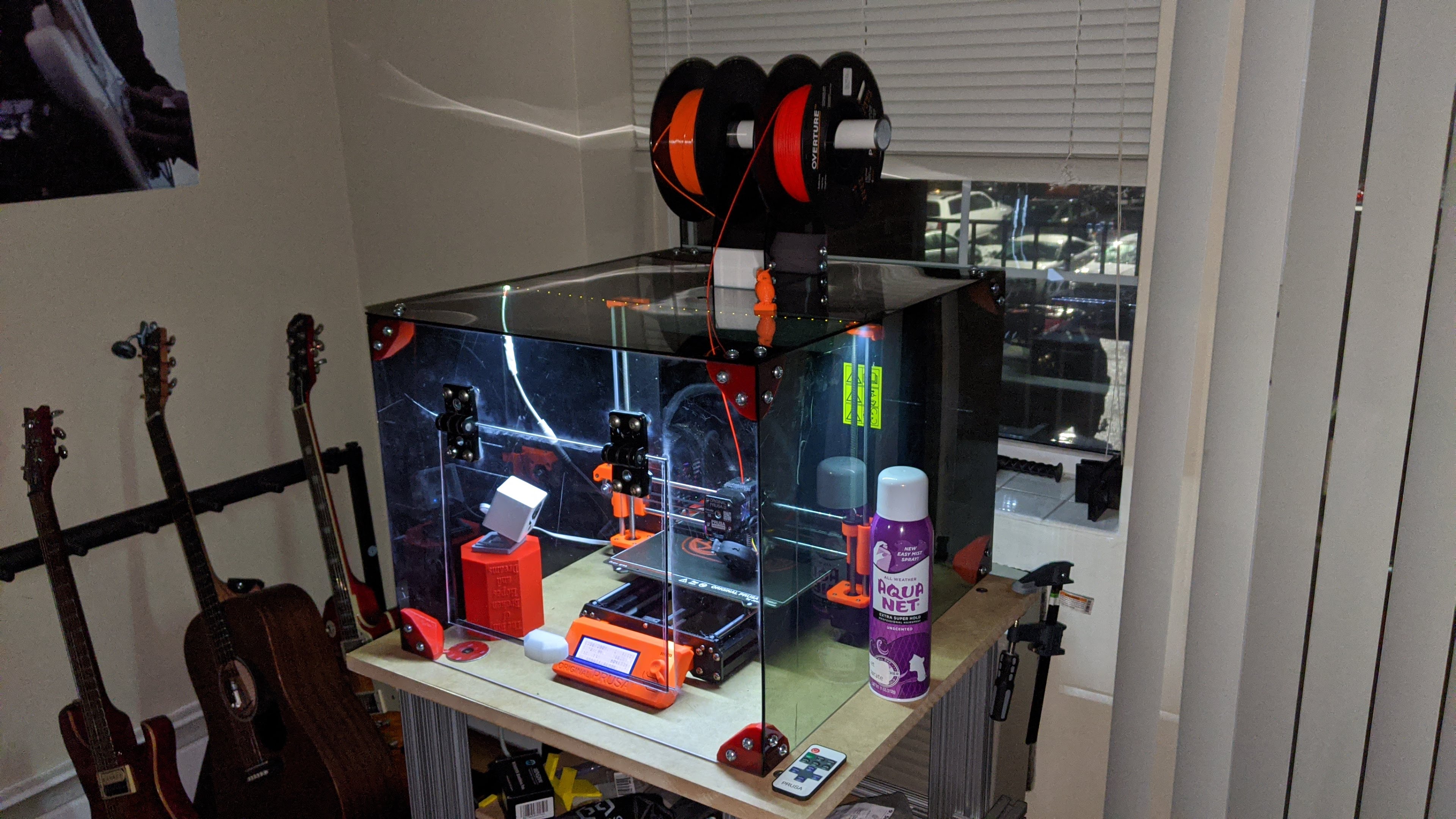 3D Printed + Lasercut Prusa i3 (MK3 MK2 MK1) Enclosure