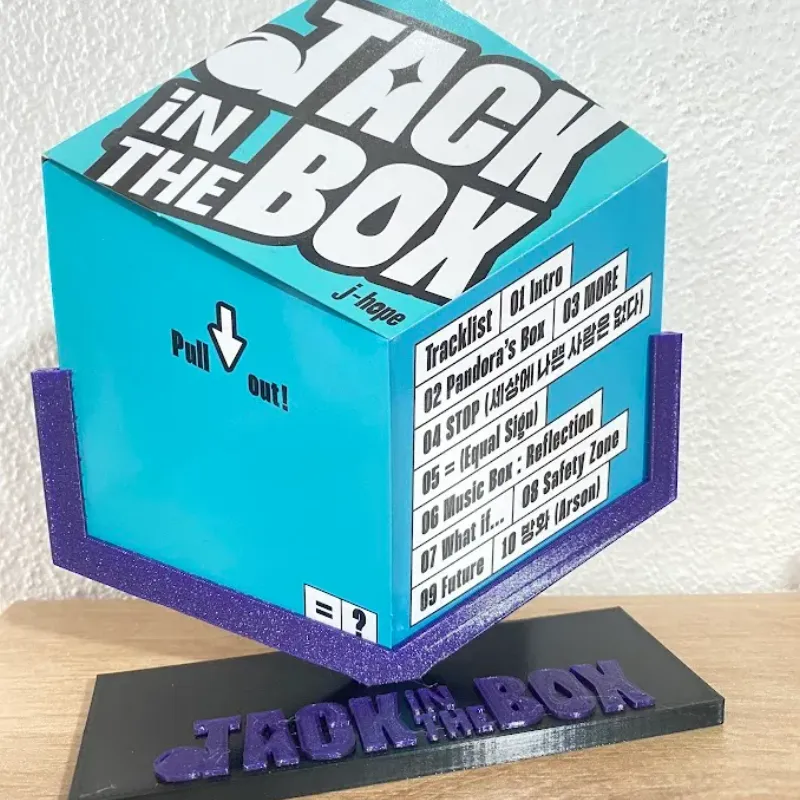 J-hope Jack in the Box album stand by Ondrashek, Download free STL model