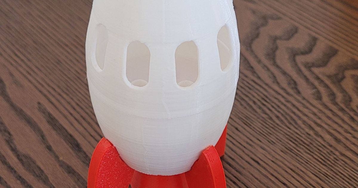 Duplo-compatible rocket by mwm | Download free STL model | Printables.com