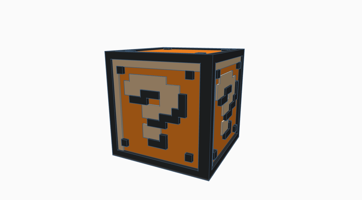 Question block pixelated