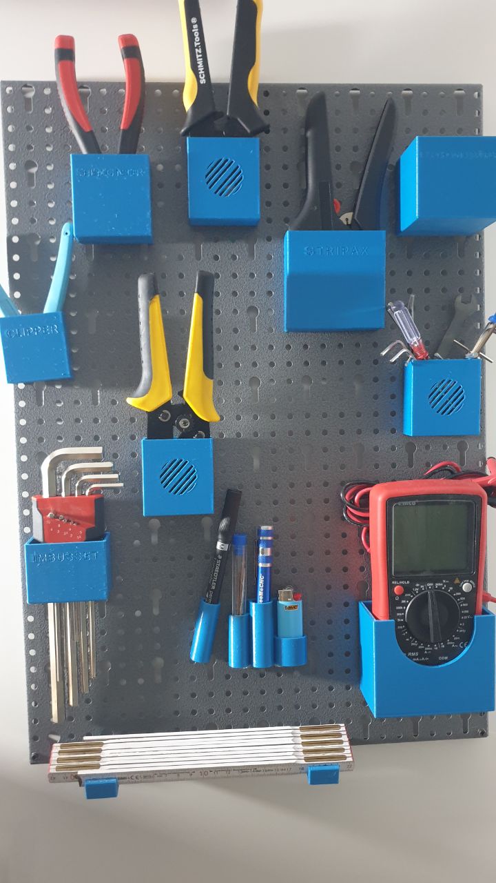 Miniatura 5 do modelo 3D Pegboard Box(small)