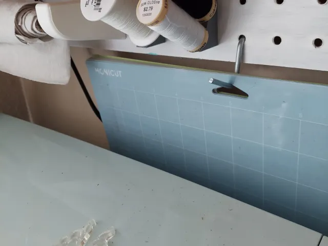 Pegboard Sewing Bobbin Holder