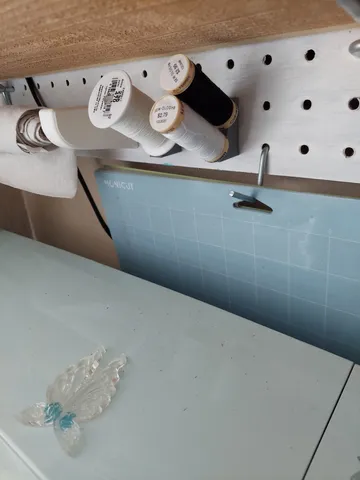 Pegboard Sewing Bobbin Holder