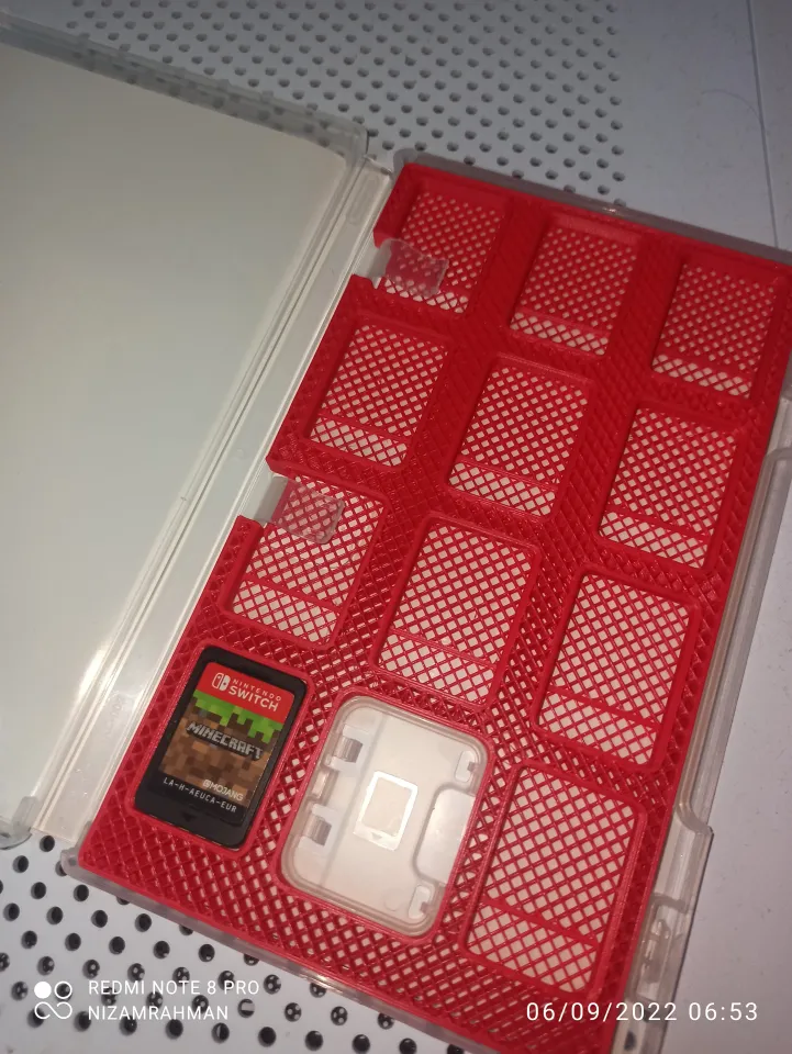 Nintendo Switch Game Cart case insert Remake by nizamrahman